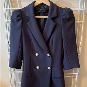 Zara basic blazer dress